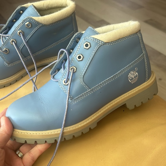 Timberland BOOTS LEATHER Nellie Cornflower Blue - Picture 2 of 7